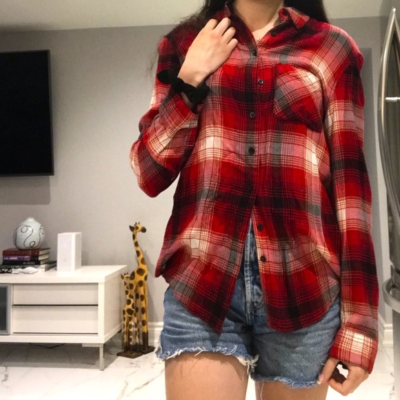 Garage Long Sleeve Plaid Shirt- XS - Picture 1 of 2